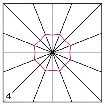 How to Draw a Spider Web: Easy Step-by-Step Drawing Tutorial for Kids 5 How to Draw a Spider Web Step 4