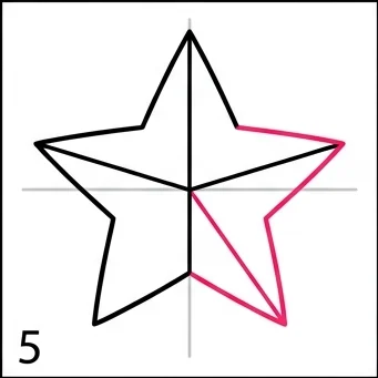 How to Draw a Star: Easy Step-by-Step Drawing Tutorial for Kids 6 How to Draw a Star Step 5
