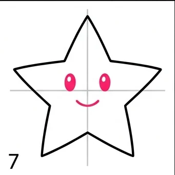 How to Draw a Star: Easy Step-by-Step Drawing Tutorial for Kids 8 How to Draw a Star Step 7