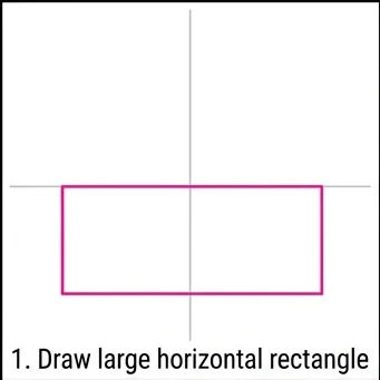 How to Draw a Train: Easy Step-by-Step Drawing Tutorial for Kids 2 How to Draw a Train Step 1
