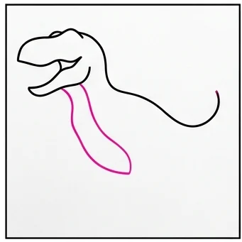 How to Draw a T-Rex: Easy Step-by-Step Drawing Tutorial for Kids 5 How to Draw a T-Rex Step 4