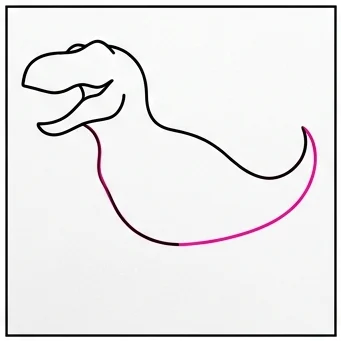 How to Draw a T-Rex: Easy Step-by-Step Drawing Tutorial for Kids 6 How to Draw a T-Rex Step 5