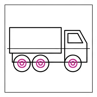 How to Draw a Truck: Easy Step-by-Step Drawing Tutorial for Kids 6 How to Draw a Truck Step 5