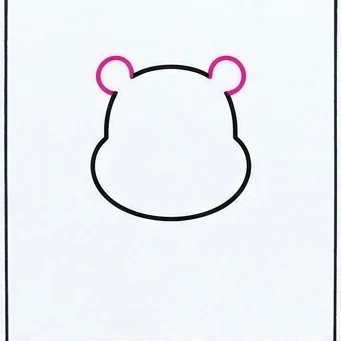 How to Draw a Yellow Bear: Easy Step-by-Step Drawing Tutorial for Kids 3 How to Draw a Yellow Bear Step 2