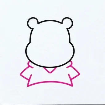 How to Draw a Yellow Bear: Easy Step-by-Step Drawing Tutorial for Kids 4 How to Draw a Yellow Bear Step 3