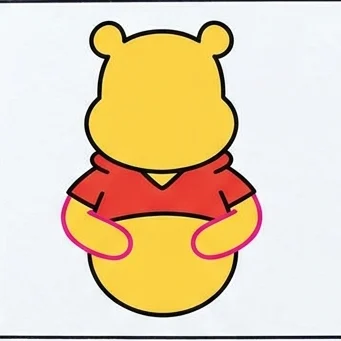 How to Draw a Yellow Bear: Easy Step-by-Step Drawing Tutorial for Kids 7 How to Draw a Yellow Bear Step 6