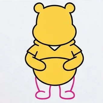 How to Draw a Yellow Bear: Easy Step-by-Step Drawing Tutorial for Kids 8 How to Draw a Yellow Bear Step 7